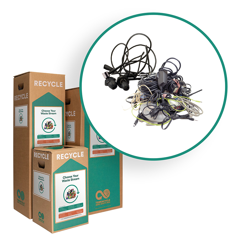 Recycle power strips and cords OfficeCycle Zero Waste Box™