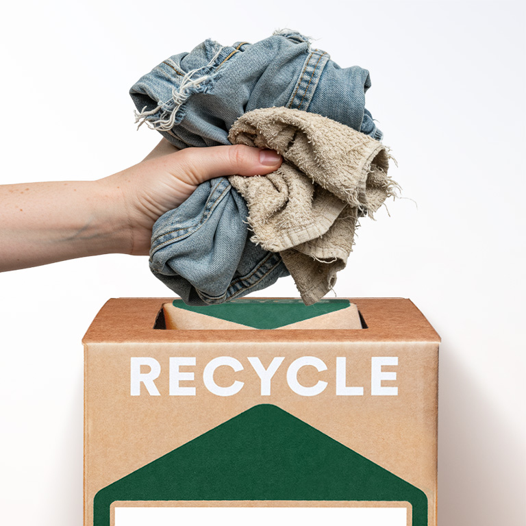 Recycle clothing fabric Zero Waste Box™ by TerraCycle