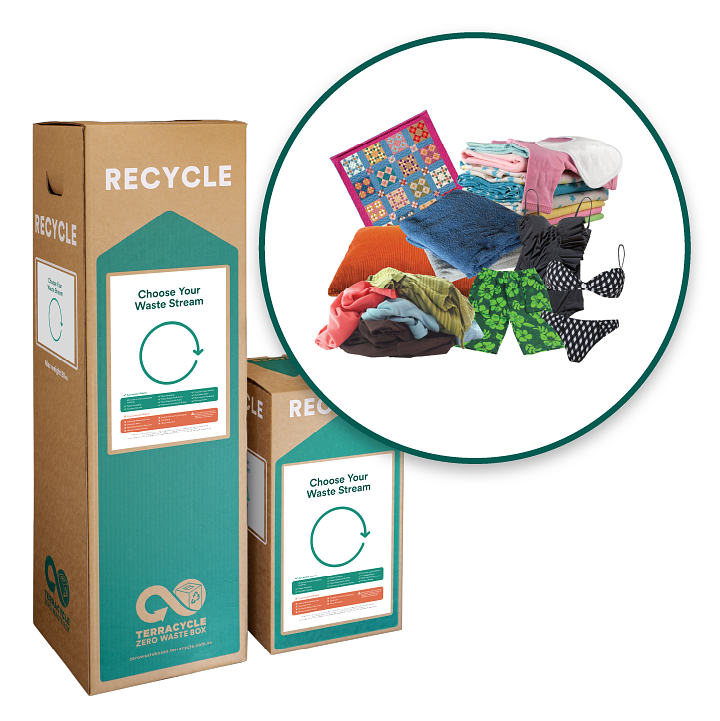 Recycle fabrics, clothes and textiles with Zero Waste Box