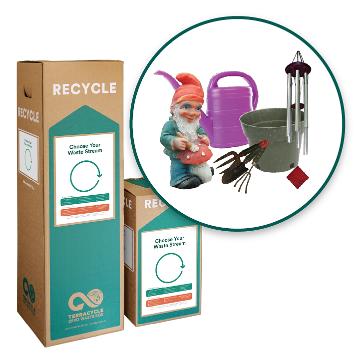Recycle garden accessories and decorations with this Zero Waste Box