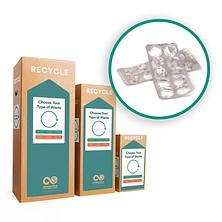 Blister packs recycling with Zero Waste Box