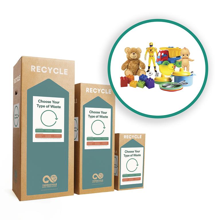 Recycle children toys and games with Zero Waste Box