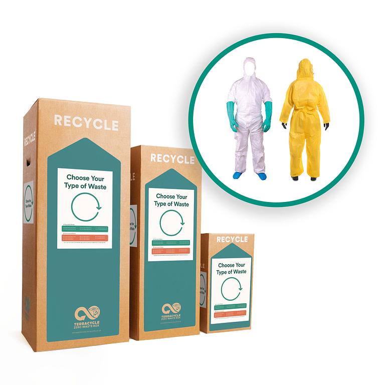 Recycle disposable overalls and protection suits with this Zero Waste Box