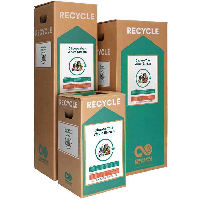 Generic Zero Waste Box image showing the three size options