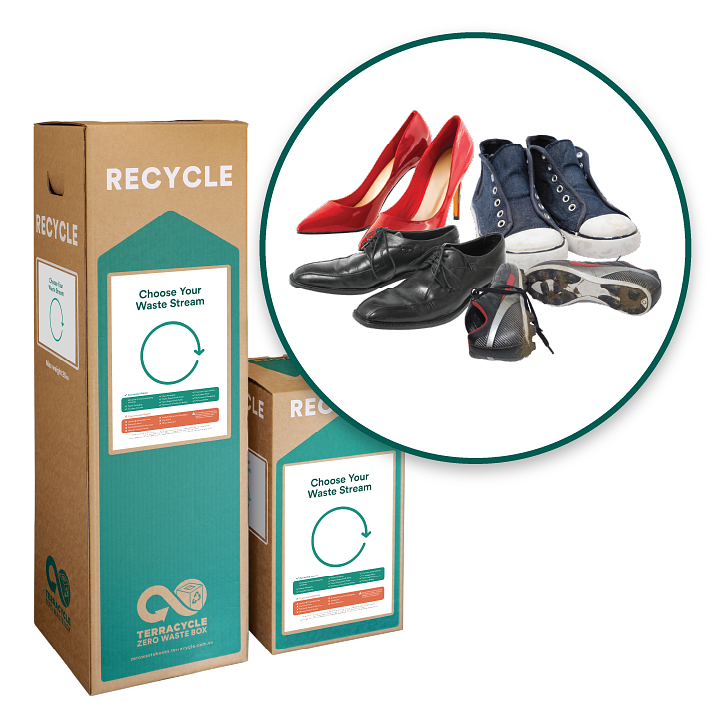 Recycle plastic shoes and sandals