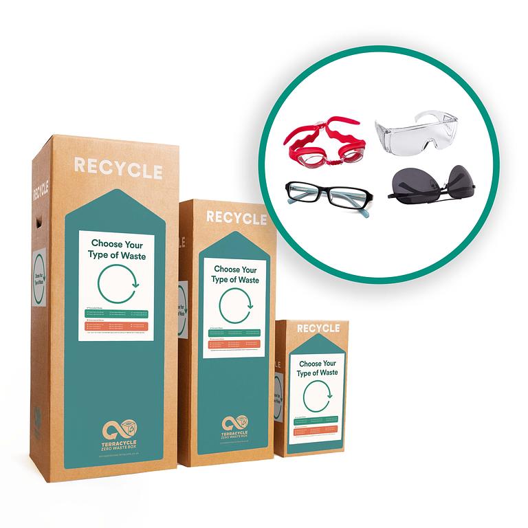 Recycle glasses and eyewear with Zero Waste Box