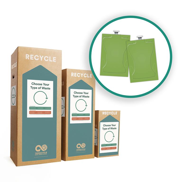 Recycle your vending machine Single Serve Beverage Packs with Zero Waste Box