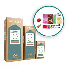 Recycle crisp packets, biscuit and sweet wrappers with Zero Waste Box.