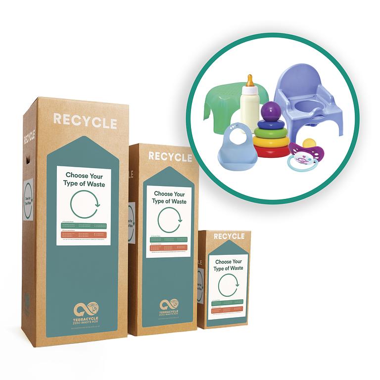 Recycle baby and nursery equipment with this Zero Waste Box
