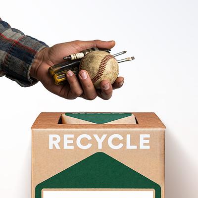 Cigarette receptacle: recycle cigarettes with TerraCycle