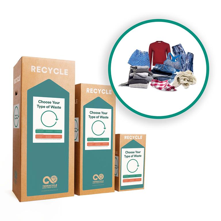 Recycle fabrics, clothes and textiles with Zero Waste Box