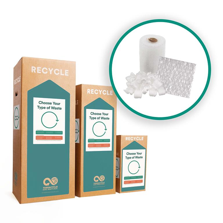 Recycle mailing, shipping and packing supplies with this Zero Waste Box