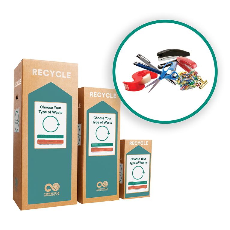 Recycle office supplies and stationary with this Zero Waste Box