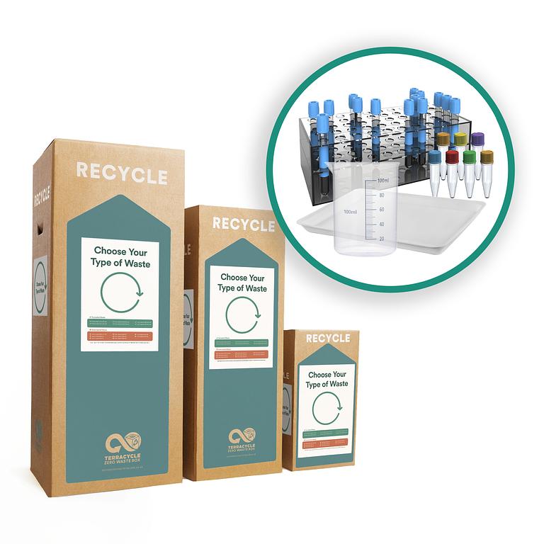Recycle centrifuge tubes and rigid lab plastics with Zero Waste Box