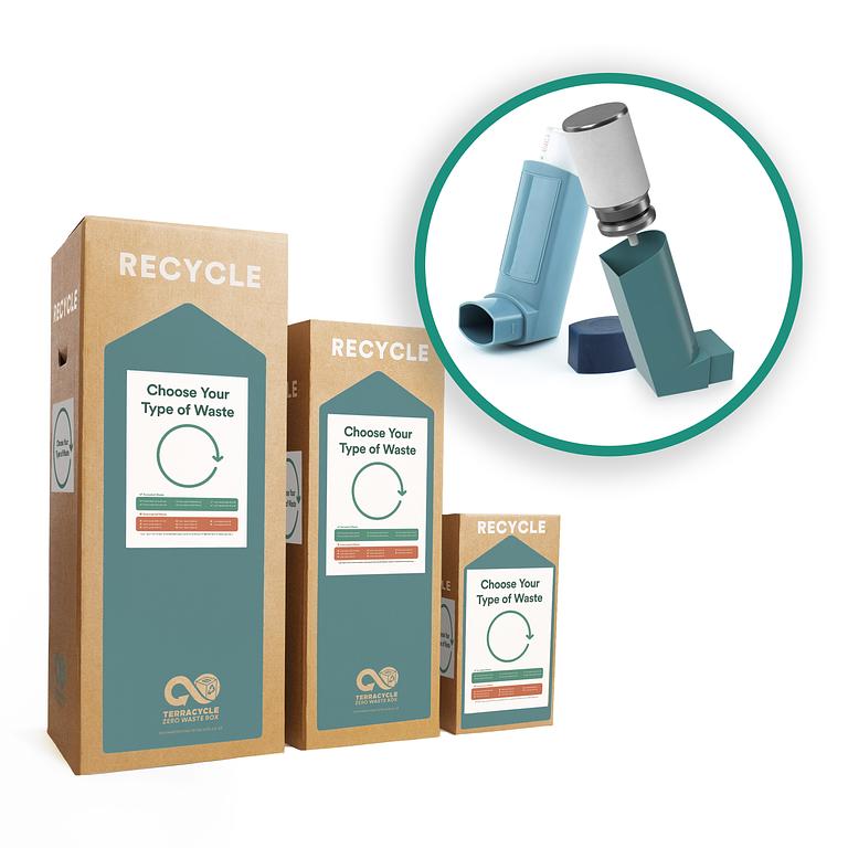 Recycle metered-dose inhalers with Zero Waste Box
