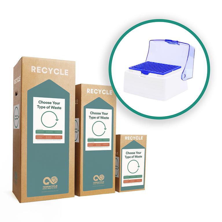 Recycle pipette tip boxes with Zero Waste Box