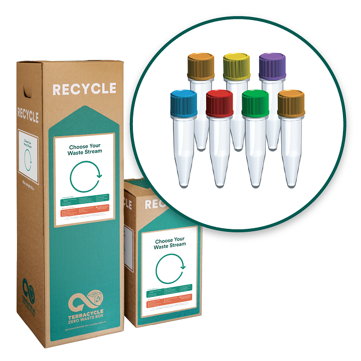 Recycle centrifuge tubes and rigid lab plastics with Zero Waste Box