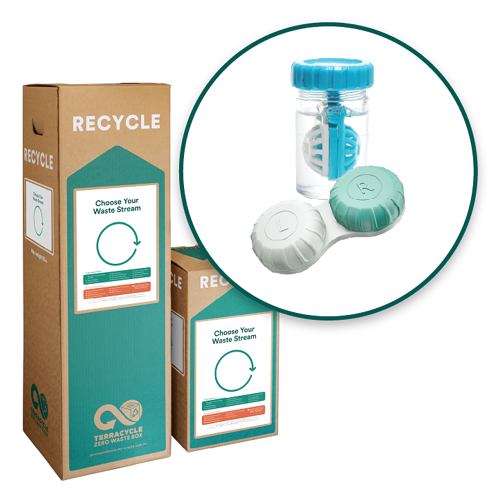 Recycle contact lenses and lens packaging with this Zero Waste Box.