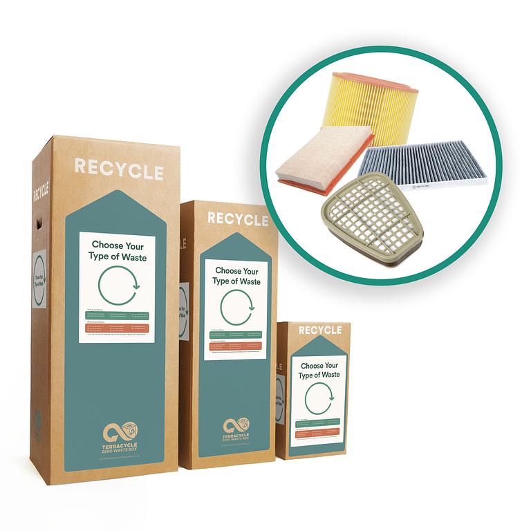 Recycle paper, gauze or foam filters with this Zero Waste Box