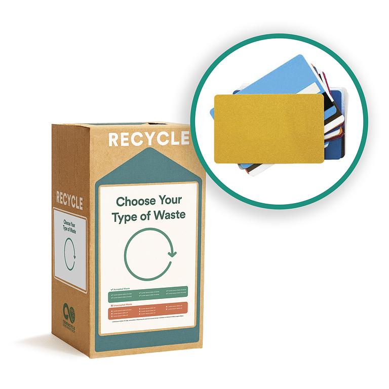 Recycle your plastic loyalty cards and credit cards with this Zero Waste Box